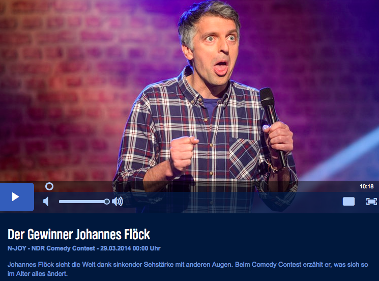 Gewinner des NDR Comedy Contest -  Johannes Flck